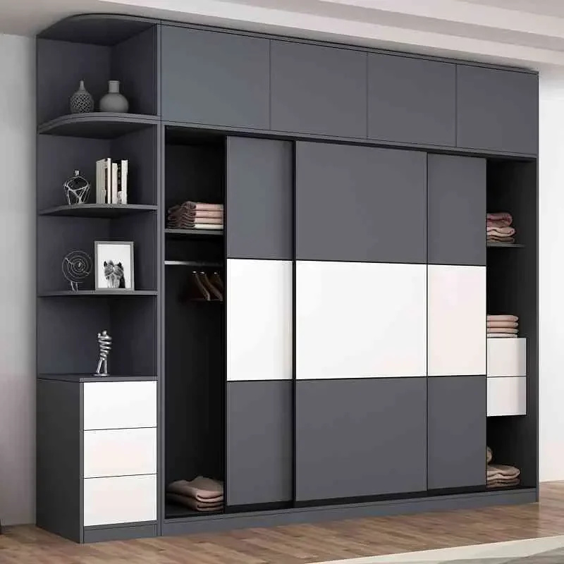 Modern Wardrobe With Dressing Table Mirror Designs Wooden Student
