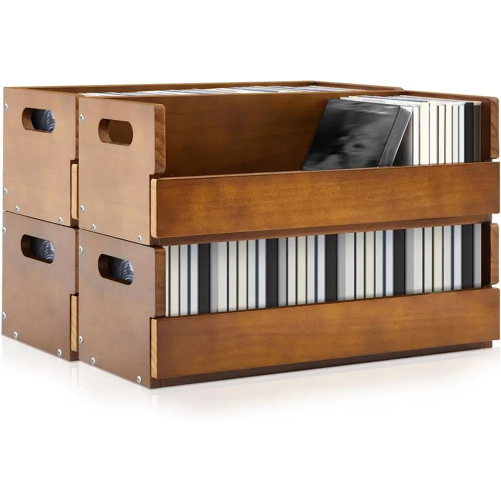 Set Wooden Cd Stora…