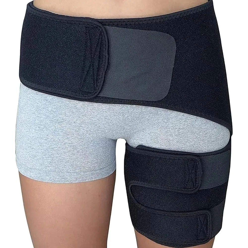Neoprene Hip Brace Sciatica Nerve Support Breathable Support Wrap Lightweight Sacroiliac Joint Support for Post-Injury Support