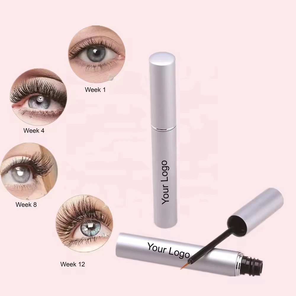 30pcs Custom Logo Keratin Biotin Lift Peptide Vegan Eye Lash Extension Private Label Eyelash Growth Serum