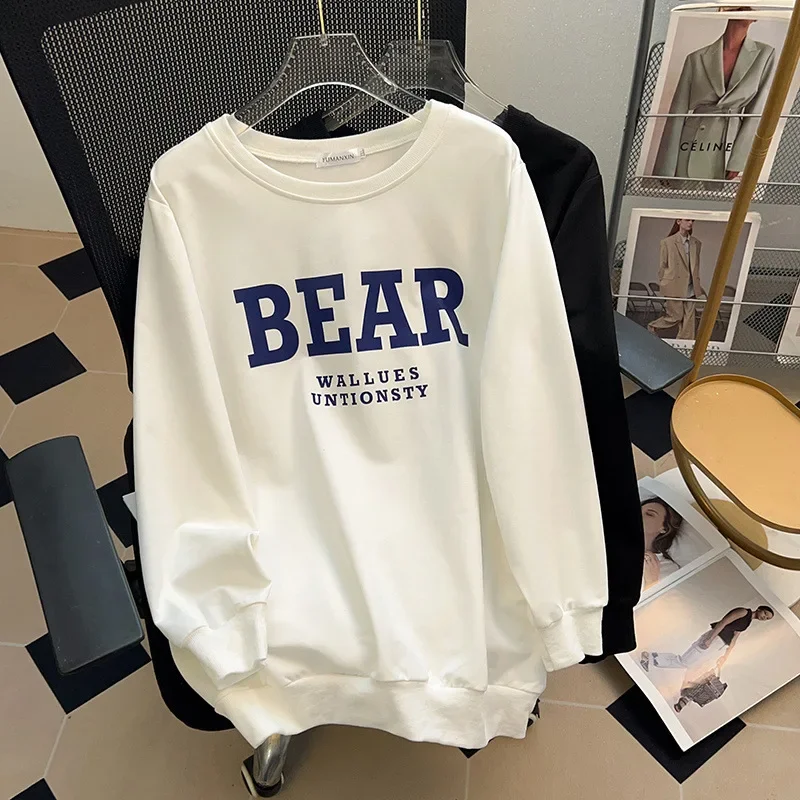 100/150/175kg Big Size Women Clothing Bust/150/160cm Extra Large Size Casual Loose Autumn Hoodies Sweatshirts 6XL 7XL Sudaderas