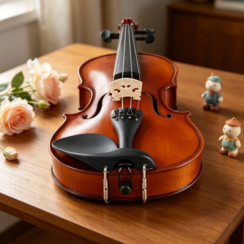 Violín Fiddle for Beginners Adults Acoustic 4/4  3/4 Violin Full SizeProfessional Solo Acoustic Violin,Accessories Bow & Case