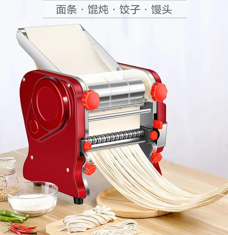 220V 750w Pressure Roller Dumpling Packaging Machine [dough Tablet Press, Electric Noodle Machine, Dough Mixer, Noodle Machine]