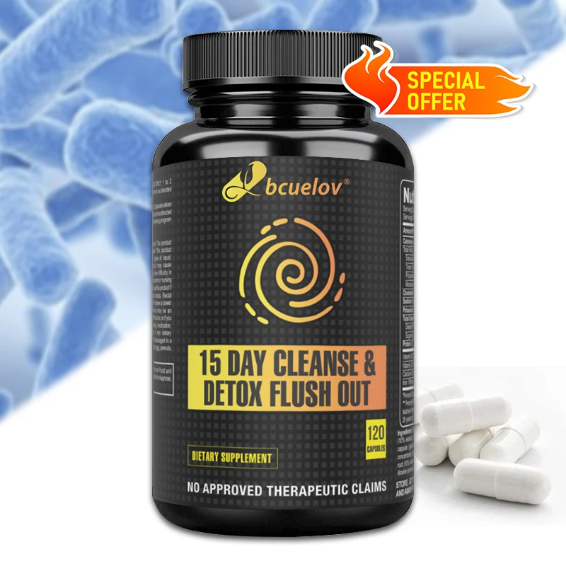 

15-Day Cleansing and Detoxifying Capsules, Support Intestinal Cleansing and Promote Digestive Health, Suitable for Men and Women