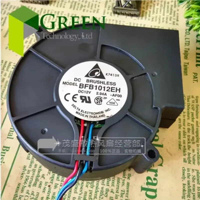 pa The original Delta BFB1012EH industrial blower or Burn oven blowing turbo blower fan 12V 2.94A 9733 with 3pin