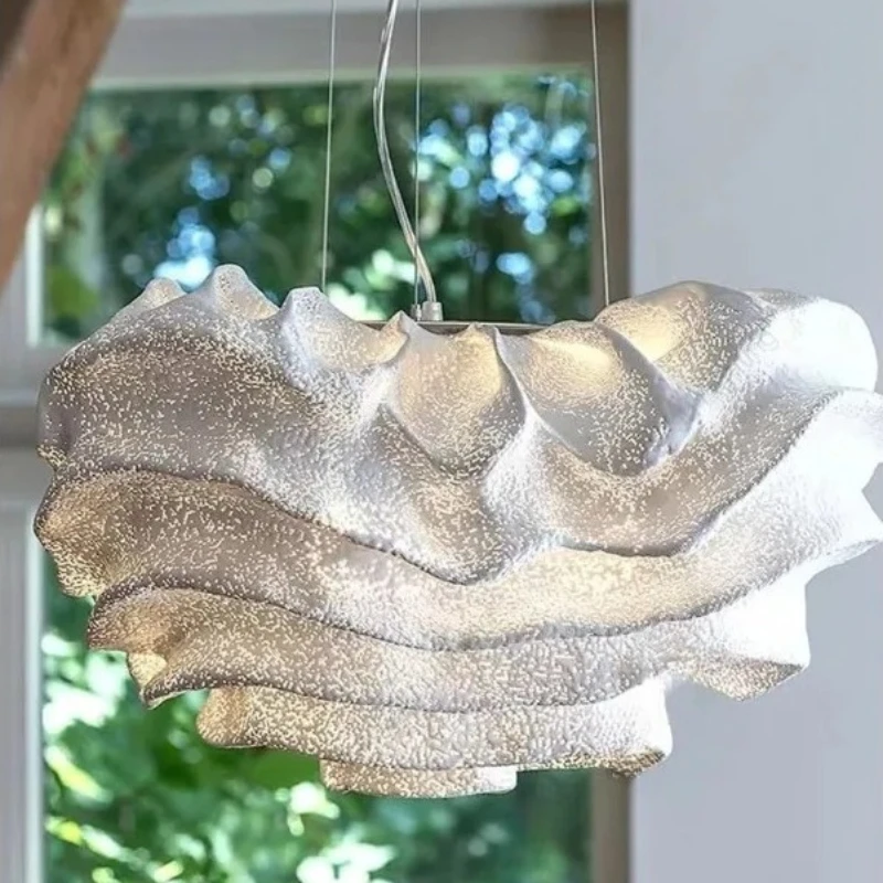 

Скандинавская подвесная люстра, домашний декор, дизайн в форме облака из нержавеющей стали, светодиодная лампа для спальни, гостиной, столовой, салона, подвесной светильник
