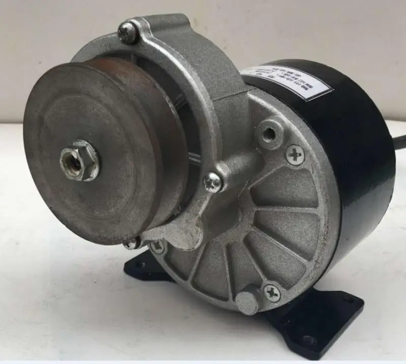 MY1016Z2 250W 350W 12V 24V 36V Dc Gear Brushed Motor with Belt Pulley