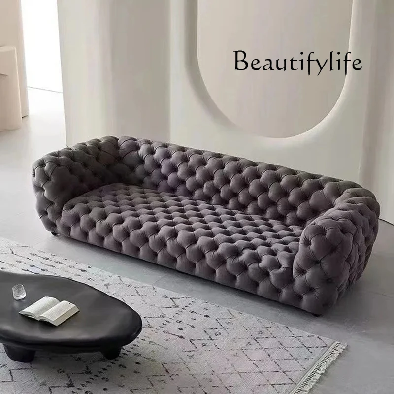 

Итальянские тканевые диваны для гостиной, бежевые дизайнерские диваны для сна, ленивые двойные диваны, спальня, гостиная, канапе, салон, аксессуары для дома