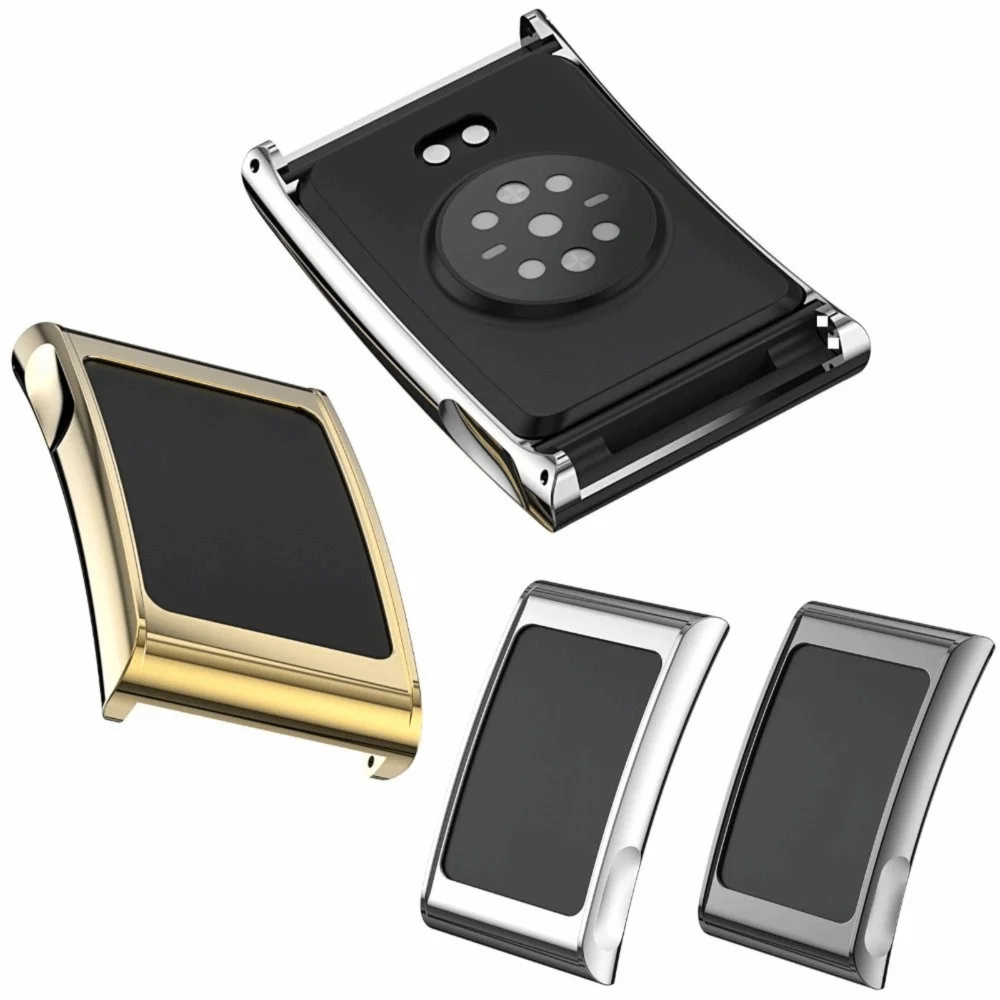 Custodia Protettiva Antiurto di Alta Qualità da 22mm con Cornice Metallica per Huami Amazfit Helio