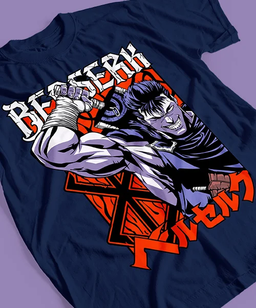 T-shirt for Anime Berserk La Espada de Guts