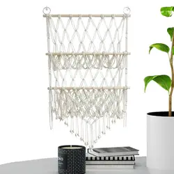 Double Layer Woven Stuffed Animal Hammock Mesh Net Toy Hammock Corner Stuffed Animals Kids Baby Hanging Storage Organizer