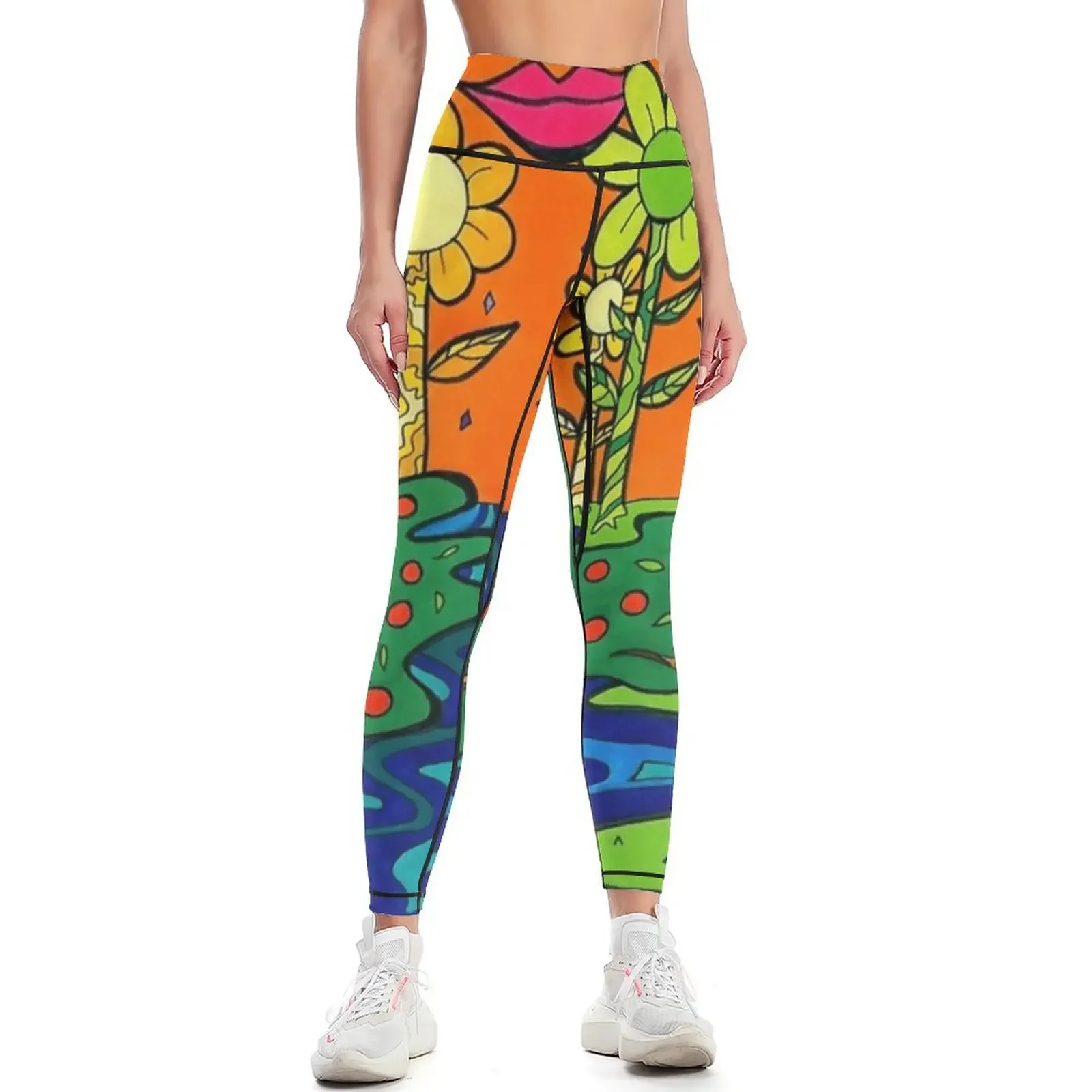 

Lucy in the Sky With Diamonds Leggings Sports female sport pants Women's pants sports for Womens Leggings