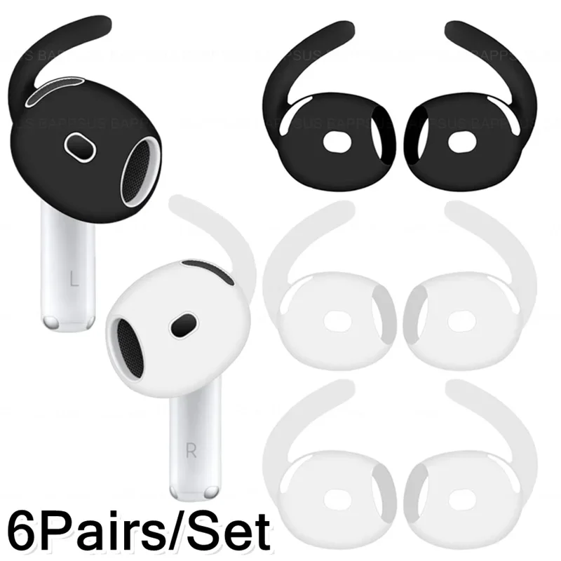 Für Airpods 4 Ersatz-Ohrstöpsel Hakenabdeckung Anti-Verlust-Ohrkappen für Apple AirPods 4 Weiche Silikon-In-Ear Anti-Rutsch-Ohrhaken