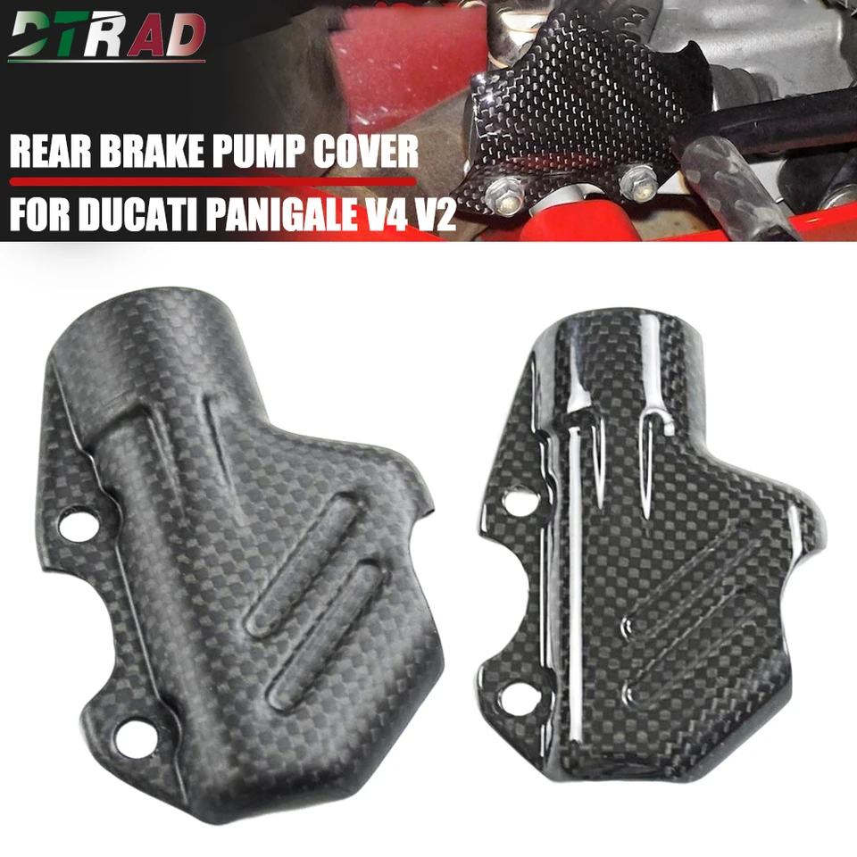 Front & Rear Brake Fluid Reservoir Cover Cap Set – Fits Ducati Panigale 899/959/1099/1299