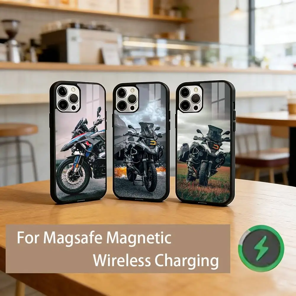 

G-GS 1200adv Motorcycle Phone Case For iPhone17,16,15,14,13,12,11 Plus,Pro Magnetic For Magsafe Wireless Charging