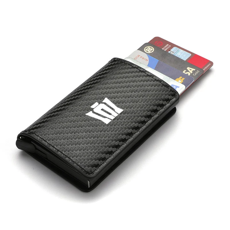 Car Carbon Fiber Card Holder Wallet Bank Cardholder For Toyota Crown S170 S180 S200 S21 JZS171 JZS171W JZX175 JZX171 GRS180 181 