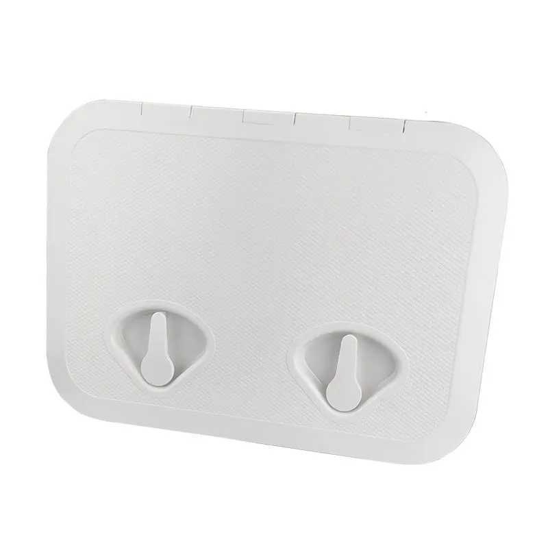 ISURE Marine Plastic White Square Deck Plate Hatch Cover Accessories Various Sizes for Boats Yachts Mount