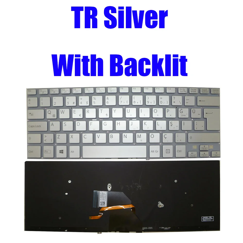 Laptop Keyboard For SONY SVF14 149239341TR 149237541TR 149236941TR 149237241TR Turkish TR New