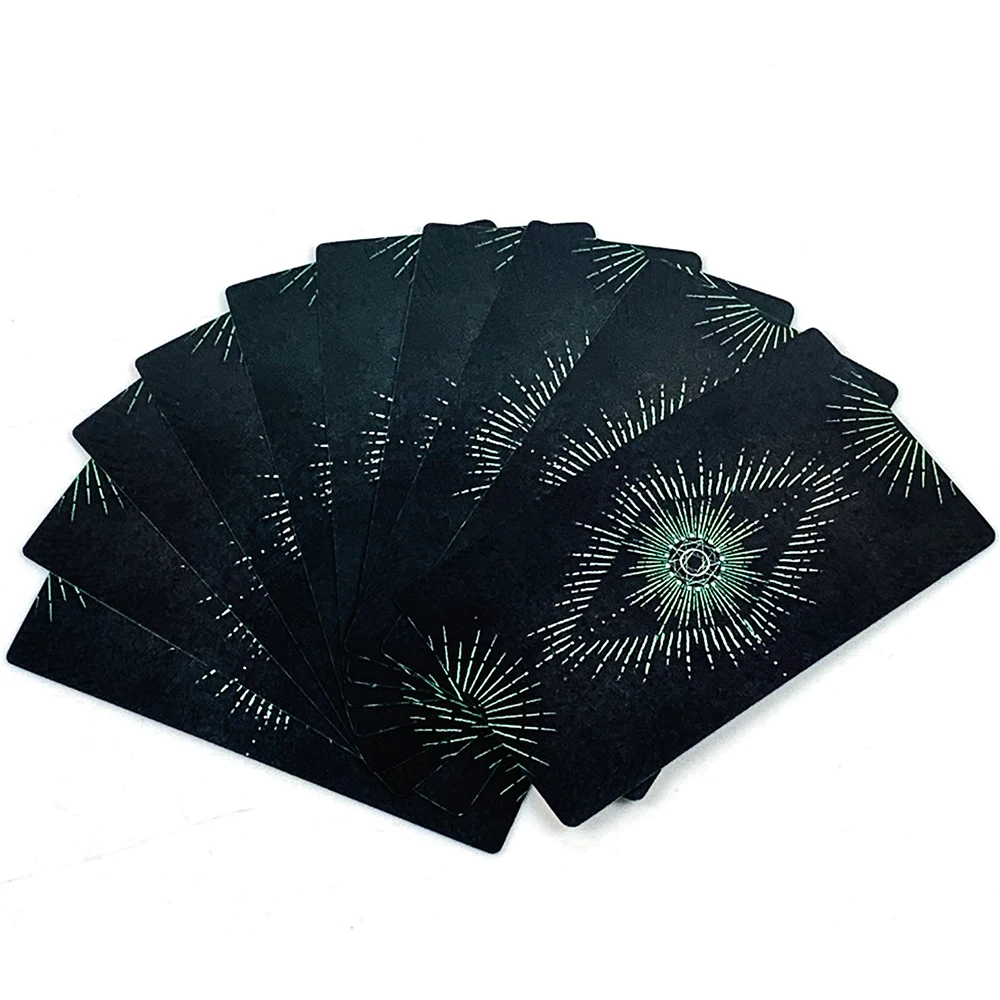 صندوق من القصدير عالي الجودة التعبئة 78 بطاقة بطاقة التارو مصير العرافة لعبة الحفلات العائلية ، ألعاب الهالوين وعيد الميلاد