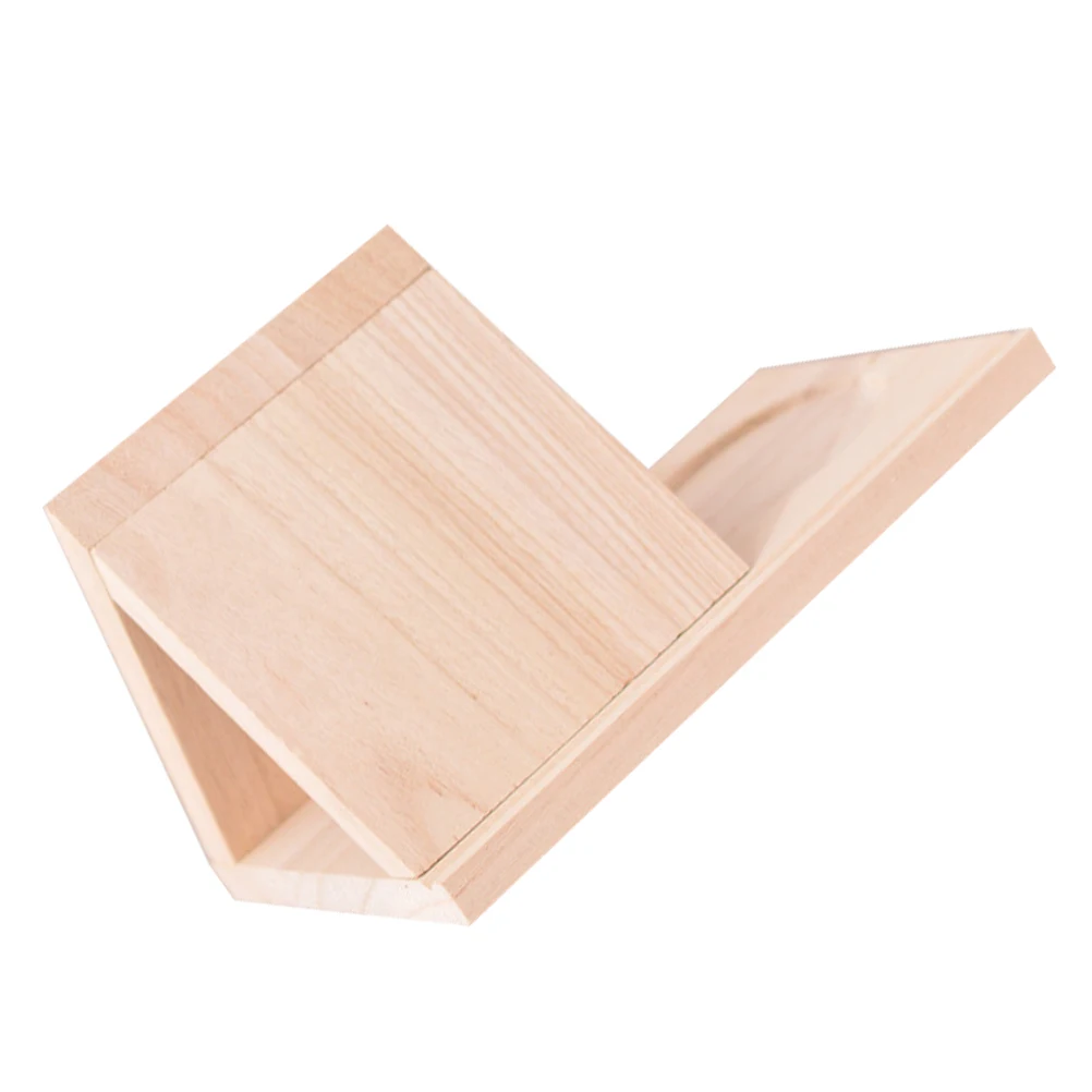 

Triangle Wooden Multi Function Rest Desktop Shelf Books Book Shelf Book Rests Holder Storage