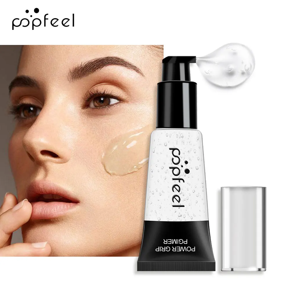 POPFEEL Power Grip Primer, Big Pores Perfect Cover, Skin Flawless and Glowing, Instantly Smoothes Lines, Long Lasting