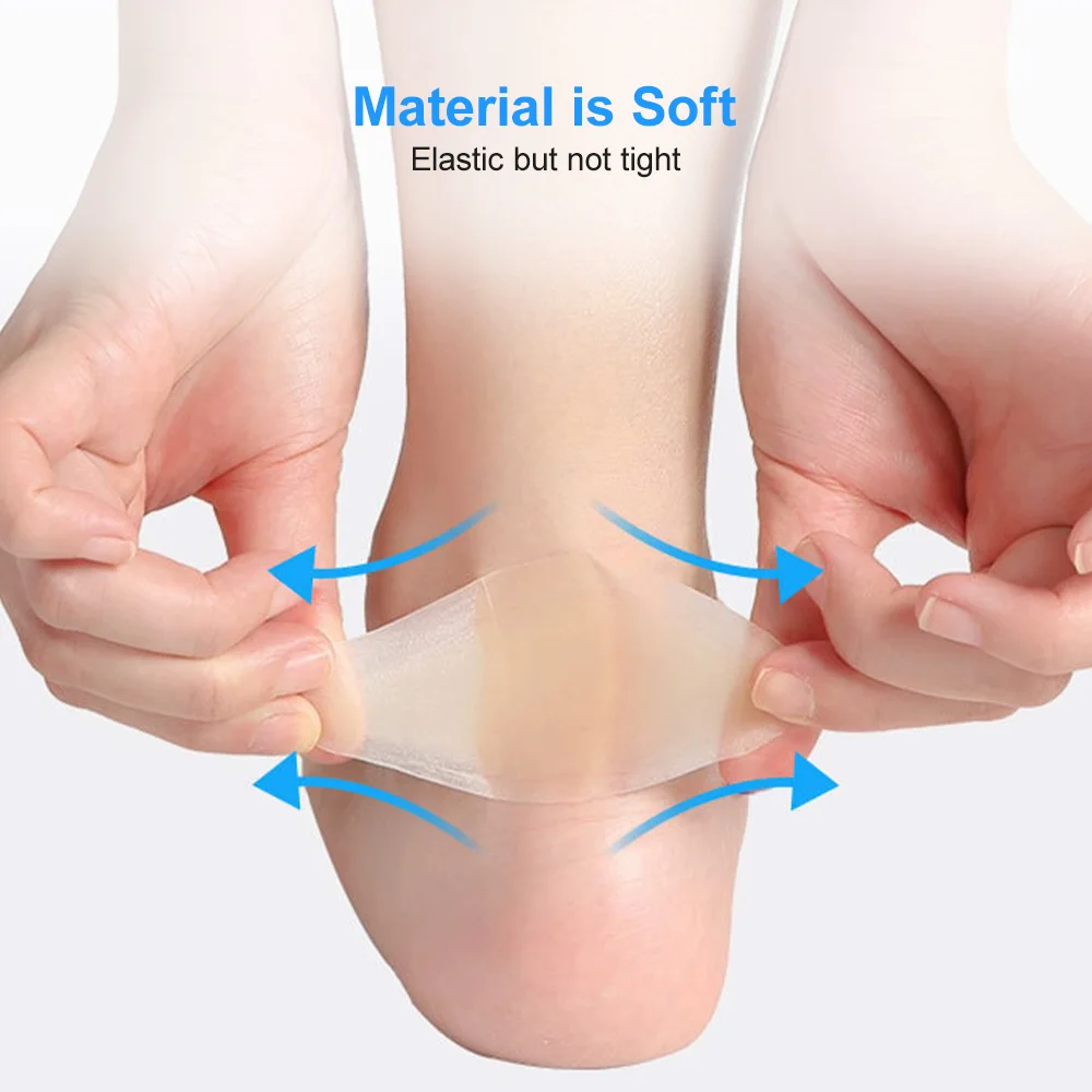 32 قطعة من اللدائن نفطة غير مرئية 4 أشكال من الجل الغرواني المائي ضمادات نفطة وسادة وسادة لكعب القدم وإصبع القدم وجلد الحراسة