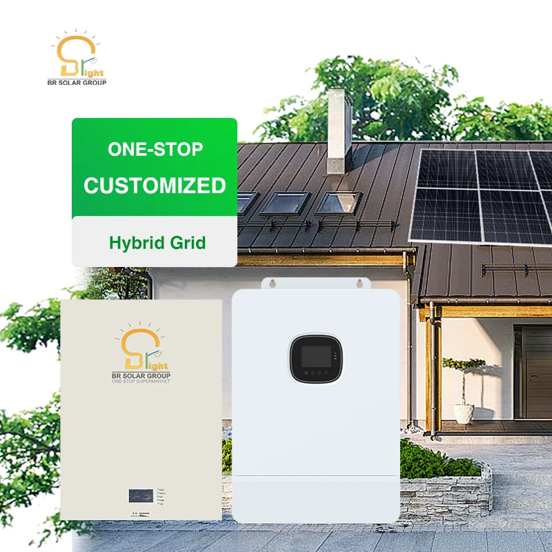BR SOLAR Home Complete Storage System 10kw Solar System 20 kw Solar Power System Complete Set for Home Use