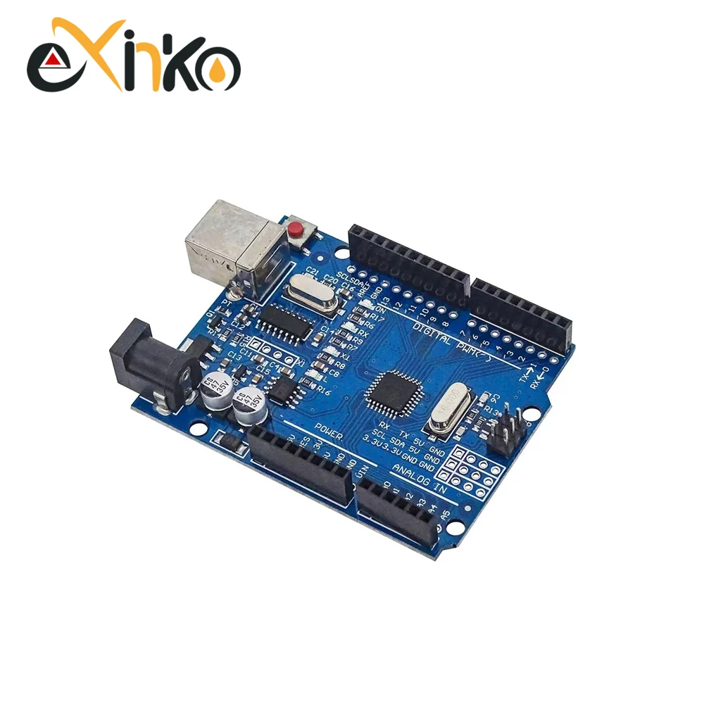 1/5/10 szt. Płytka UN0 R3 ATmega328P Płytka Rozwojowa z Listwą Kołkową i Kablem Kompatybilna z Projektami Arduino IDE Typ-c — zdjęcie produktu 3