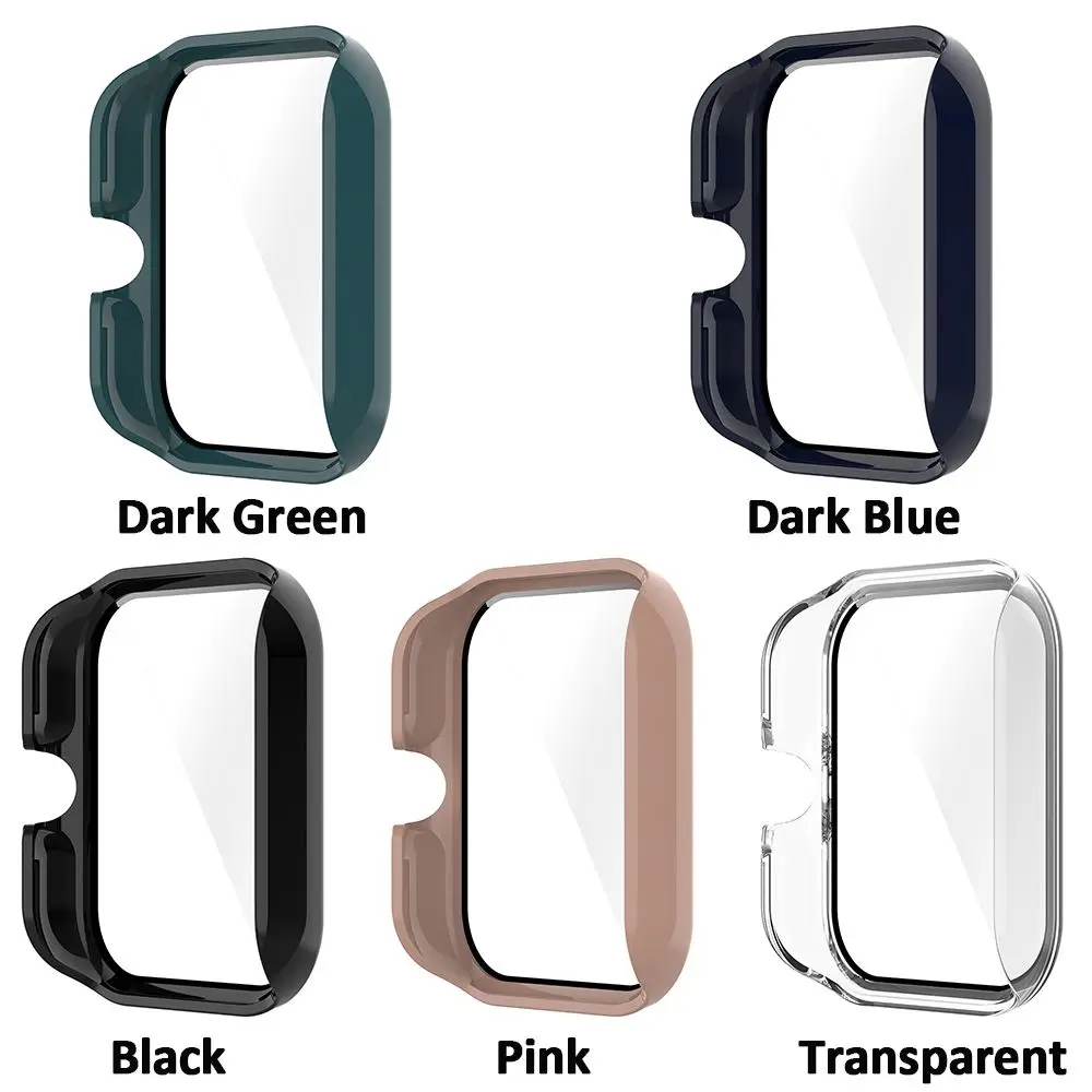 Funda protectora de pantalla de vidrio para reloj inteligente Amazfit GTS 3, carcasa dura de borde completo, marco de carcasa