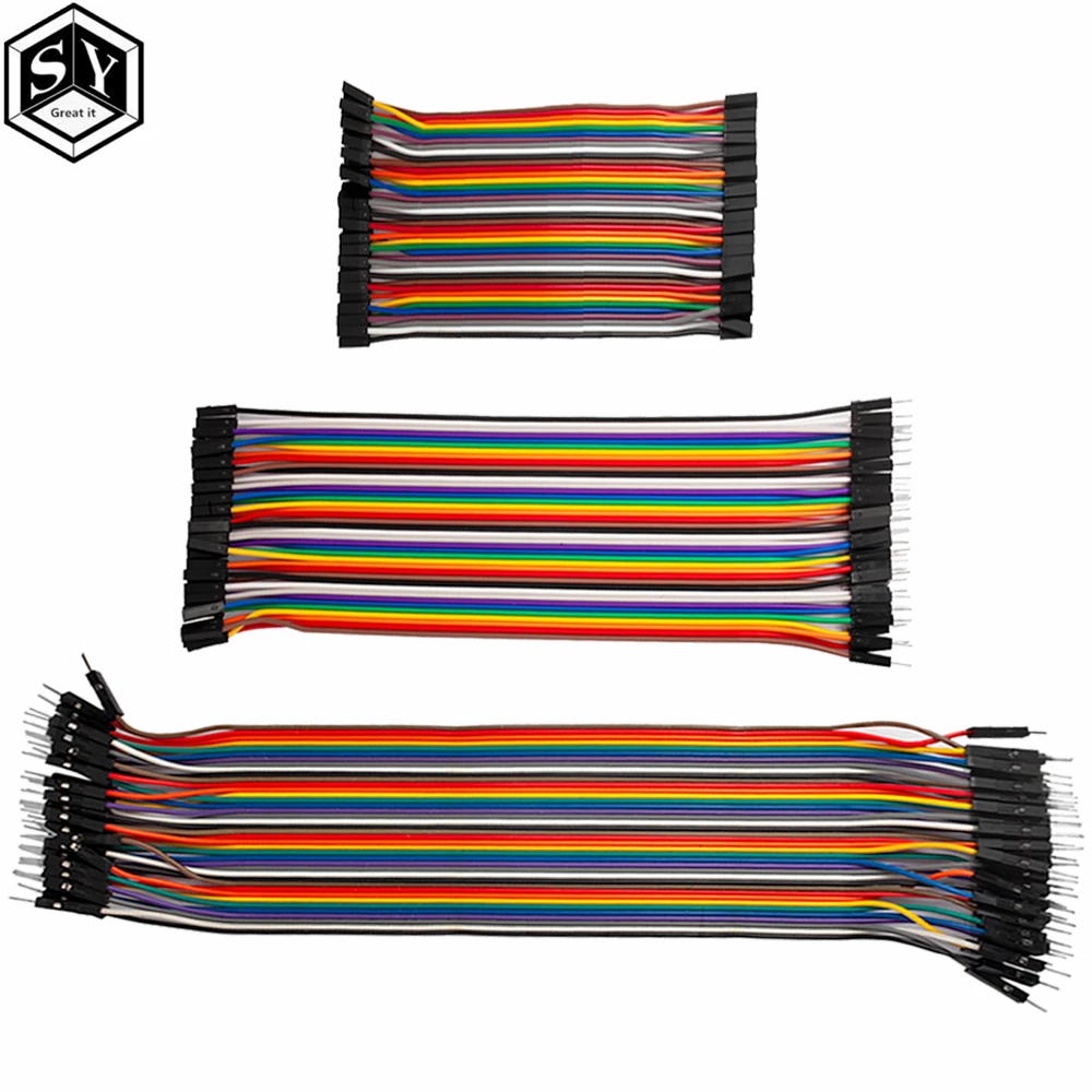 Dupont Line 10CM 15CM 20CM 30CM 40CM  Male to Male Female to Male Female to Female Jumper Wire Dupont Cable for arduino DIY KIT