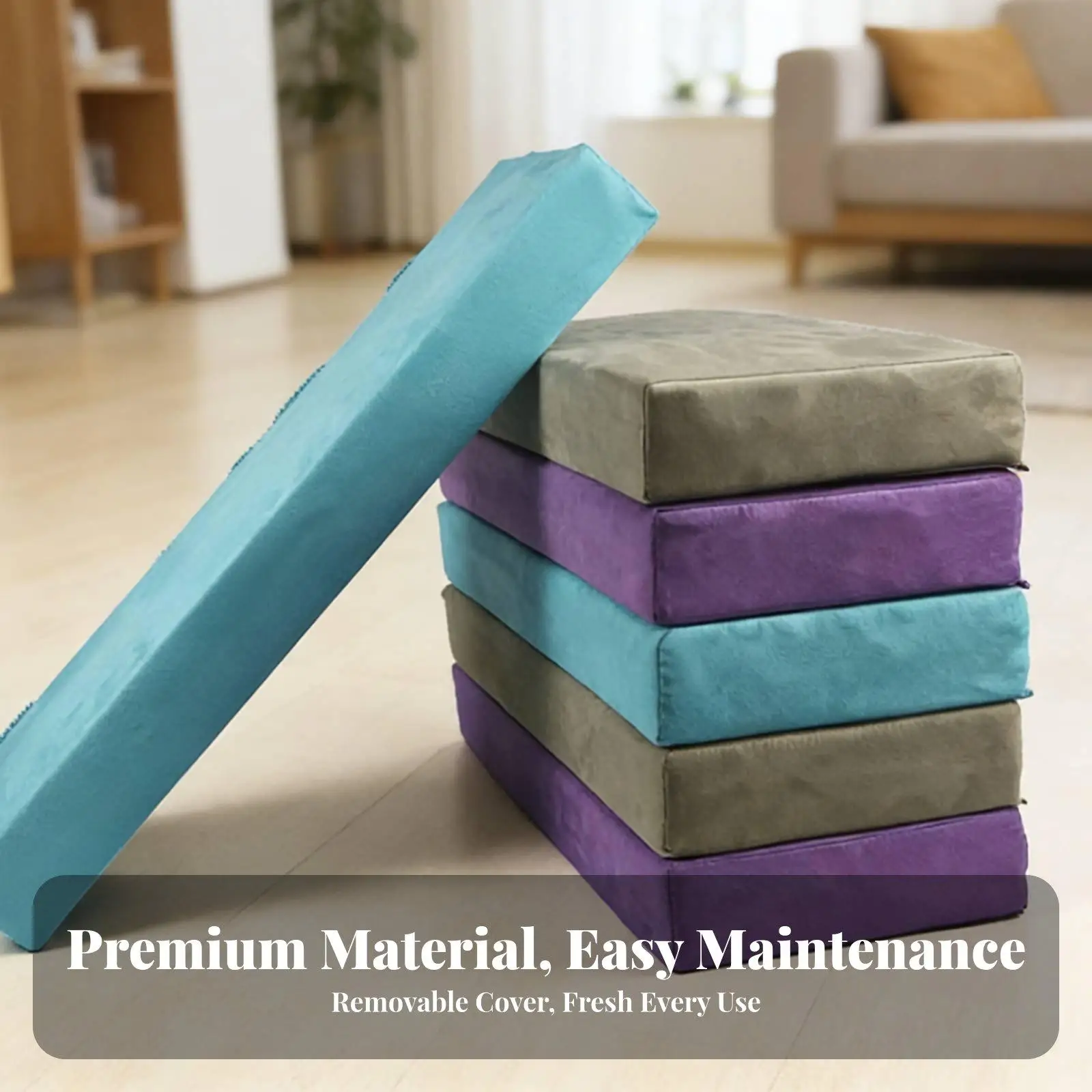 Fitness Shoulder Stand Pad Foldable Design Folding Fitness Bolster Versatile Detachable Inversion Cushion