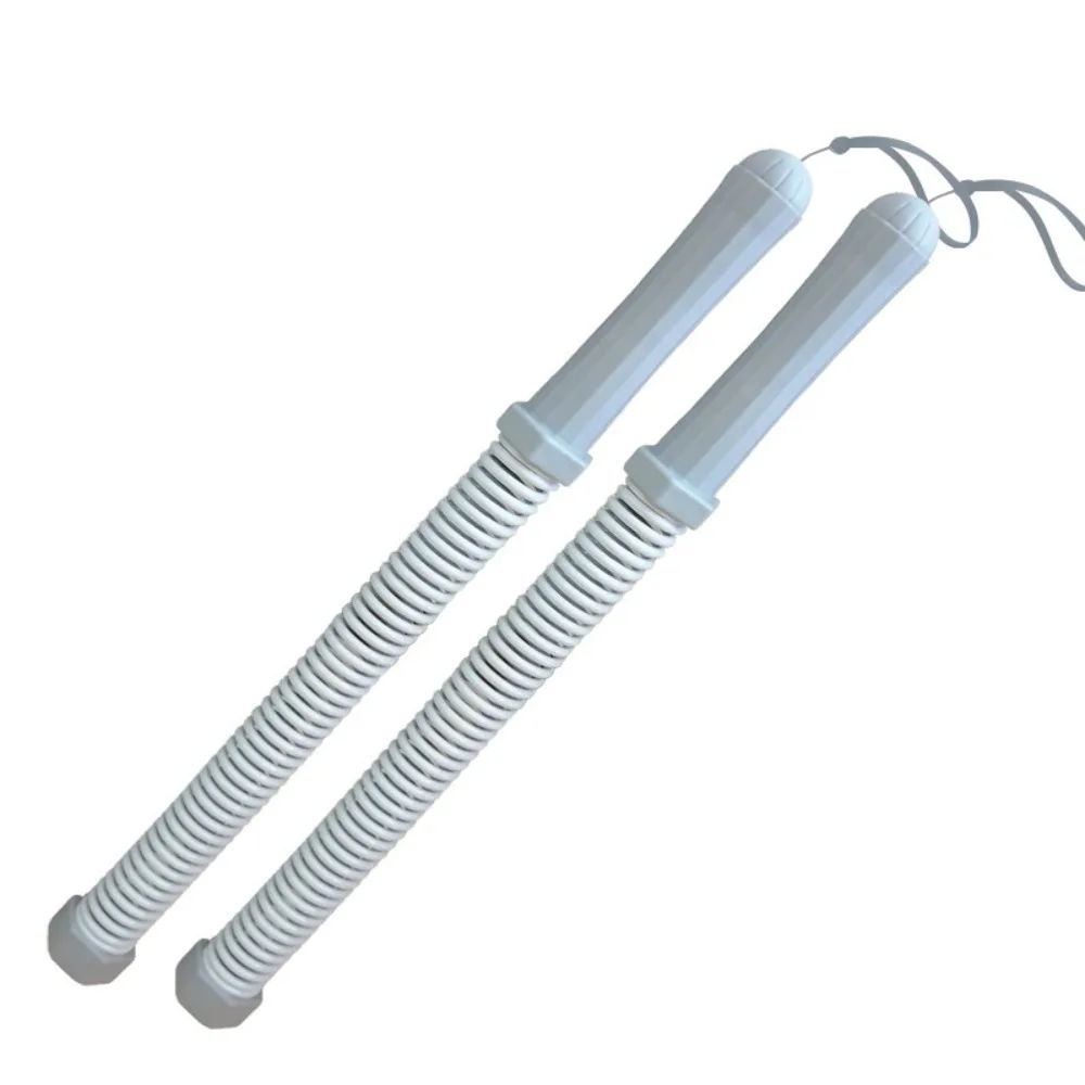 Ergonomic Grip Cordless Battle Rope Stainless Steel Strong Rebound Strength Training Bar Portable Non-slip Handle