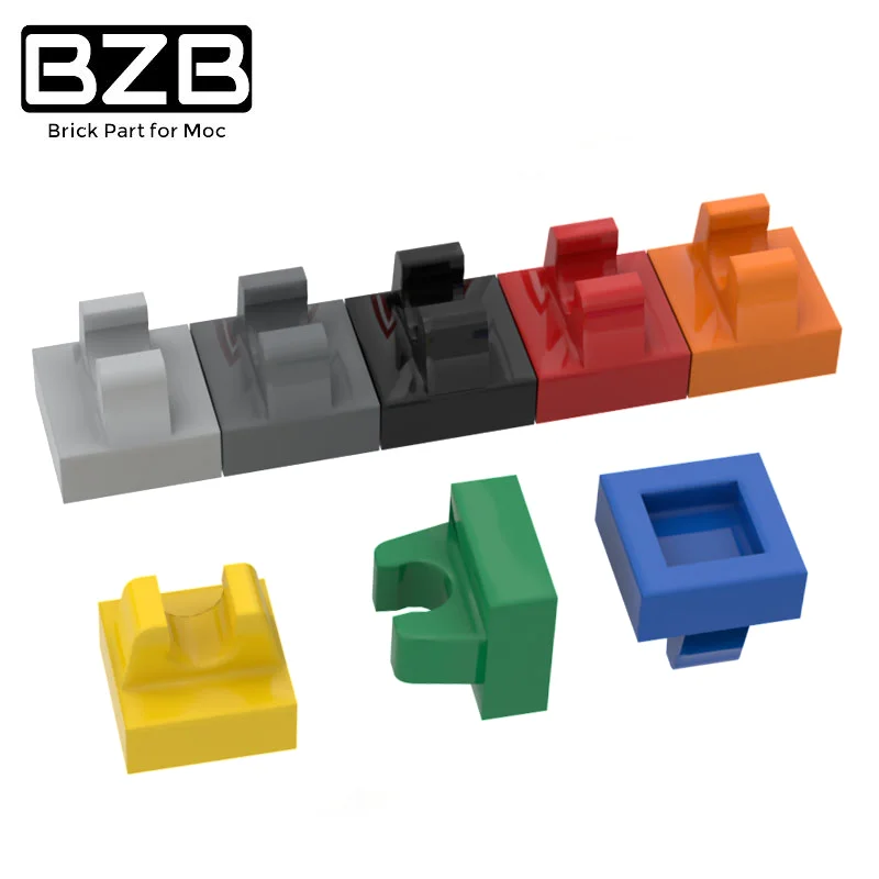 BZB MOC 15712 1x1 Trapezoidal Vertical Clip Board High Tech Building Block Model Kids Toys DIY  Brick Parts Best Gifts