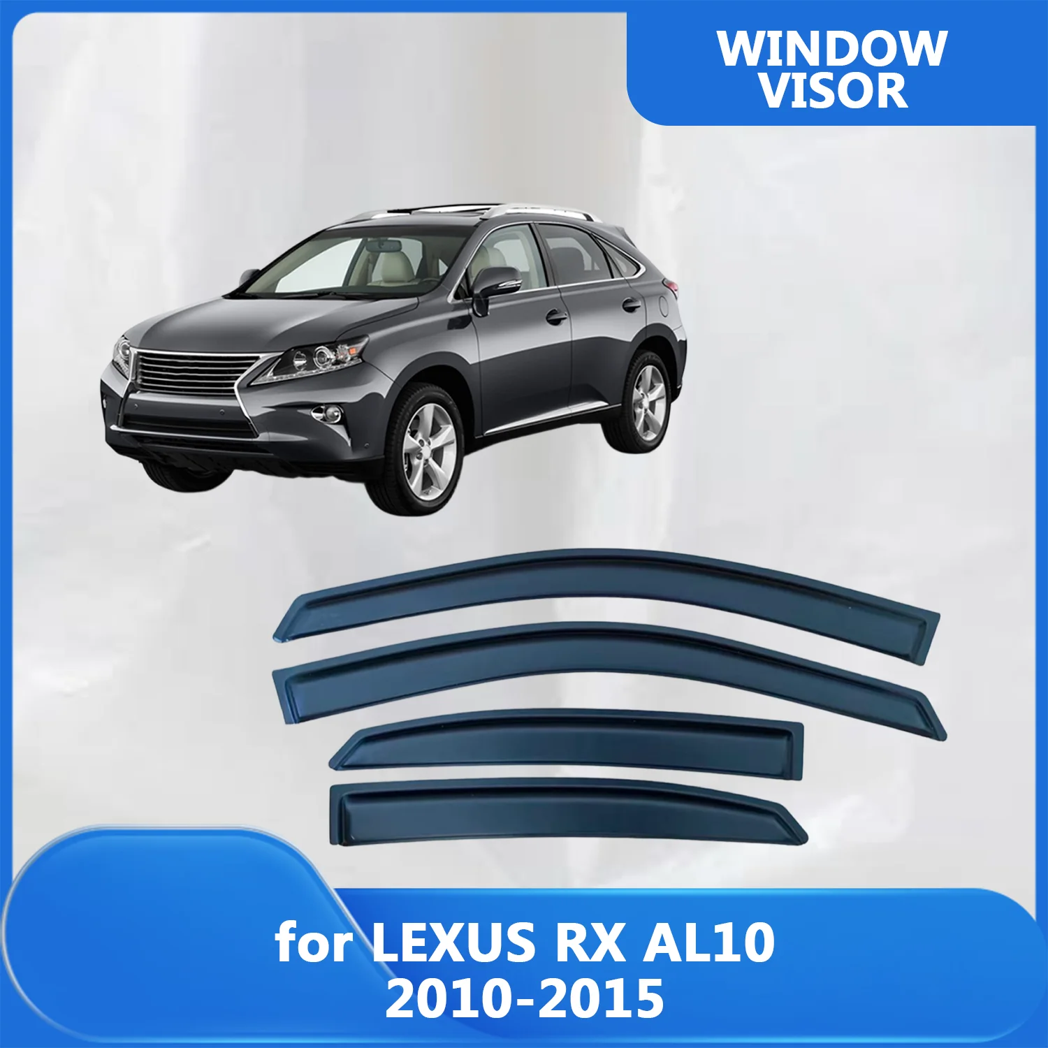

Window Visor for LEXUS RX AL10 2010 2011 2012 2013 2014 2015 Wind Deflectors Rain Guards Door Visor Vent Shades Ventvisor