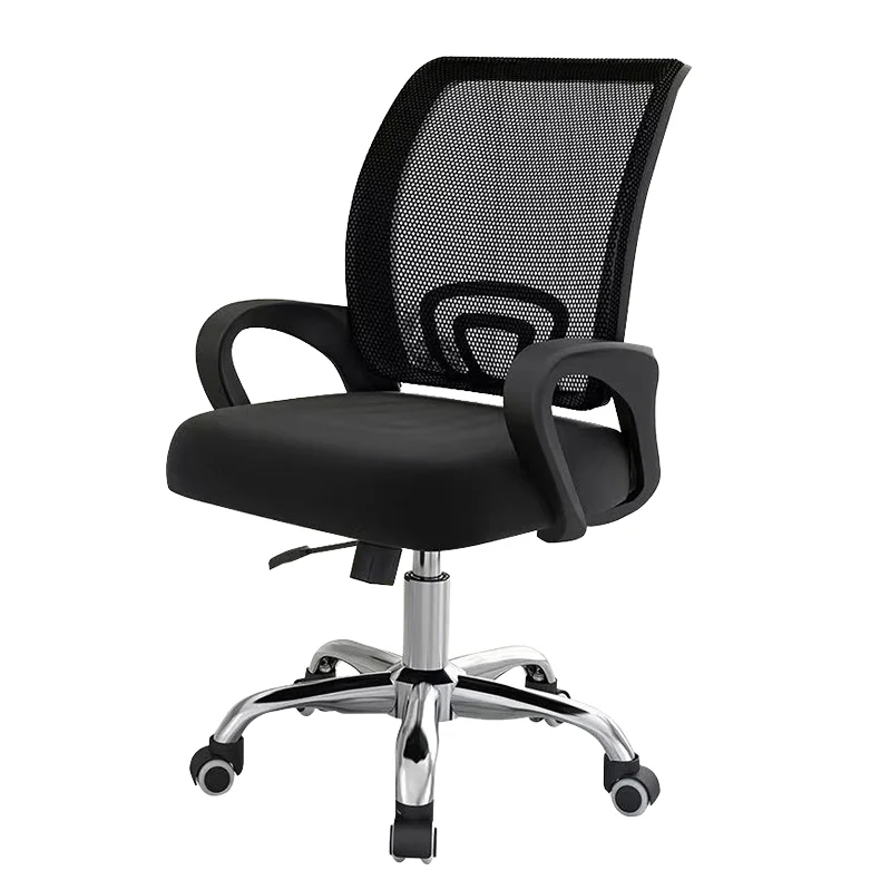 Modern comfortable office chair with breathable mesh backrest and adjustable features
