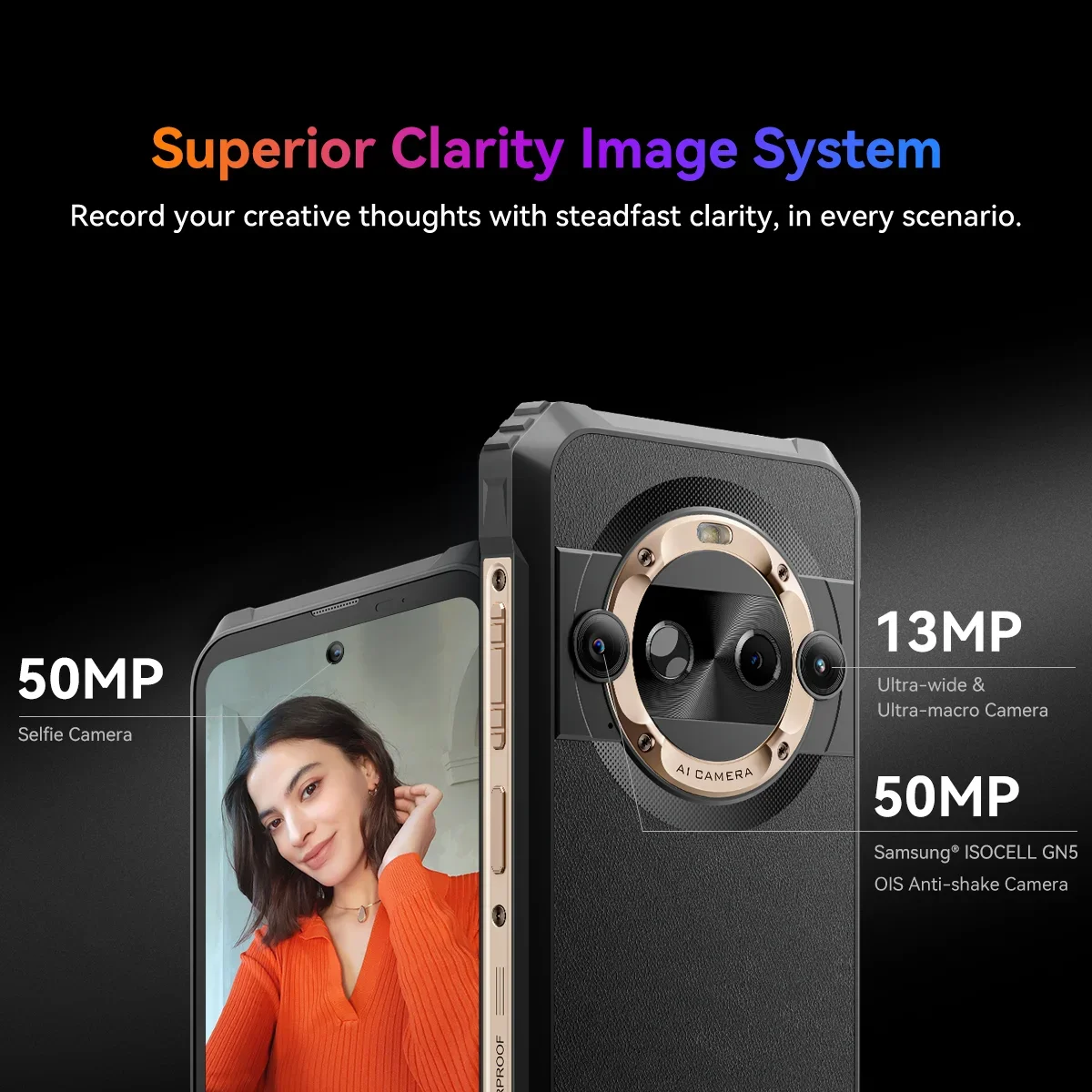 Blackview BL9000 PRO 5G Rugged Smartphone 6.78'' 2.4K 12GB 512GB Thermal Imaging Camera FLIR® 8800mAh 120W Android 14 NFC