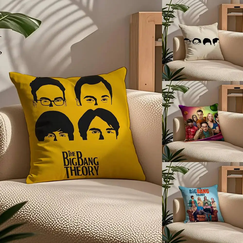 

The Big B-B-Bang T-T-Theory Pillow Case Comfort Sofa Bed Silky Elegant Invisible Zipper Custom Decorative Cushion Cover