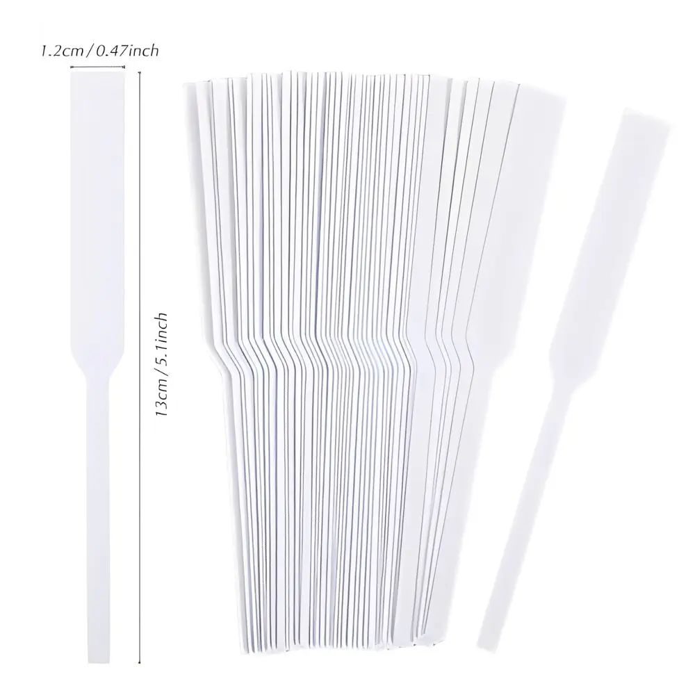 100/200pcs Portable Perfume Test Paper Strips Scent Testing Wands for Cosmetic Store Fragrance Sampling & Personal Use YMY