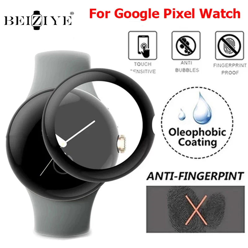 Soft Edge Screen Protector para Google Pixel Watch 2, película protetora, acessórios Smartwatch, 3D