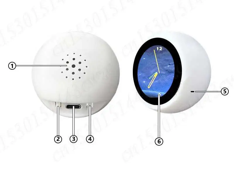 ESP32-S3 AI DeepSeek Voice Chat Robot 1.28 بوصة شاشة LCD مستديرة تدعم 36 لغة Qwen2.5 DeepSeekV3 Doubao1.5 دردشة صوتية AiRobot