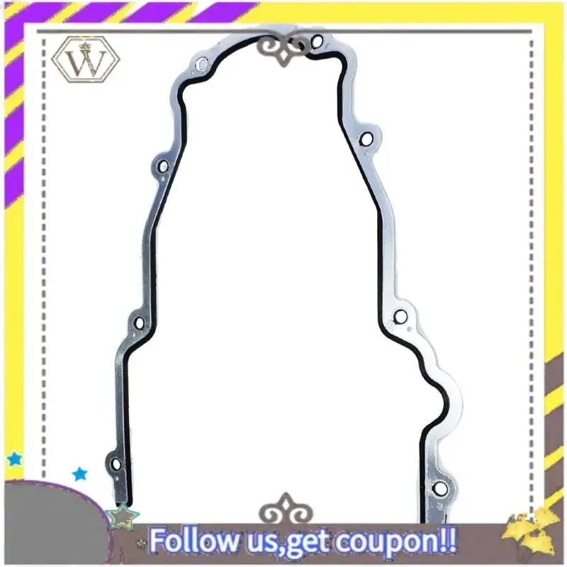 

ABXV-5Pcs Timing Cover Gasket Crankshaft Seal 12633904,12574294,12558013 For Cadillac Buick Hummer 4.3L 5.3L 6.0L Part