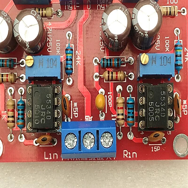 5534 Buffer Pre-finished Board, High-impedance Input, Low-impedance Output, Wide Sound Range, Strong Driving Force