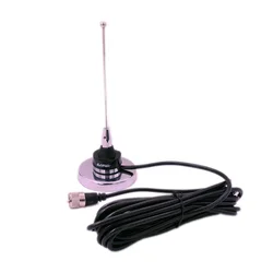 Antenna mobile NC450M Robusto supporto magnetico con cavo coassiale da 3M RG58 PL259 a NMO UHF 400-520MHZ HAM Segnale radio Boost