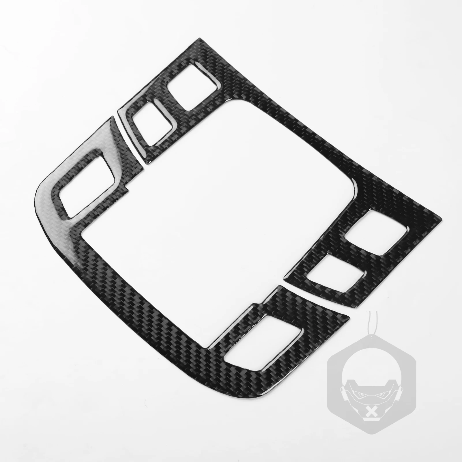 For Lexus NX 2022 2023 2024 Real Carbon Fiber Car Roof Reading Light Panel decorative Cover interior Accessories Sticker