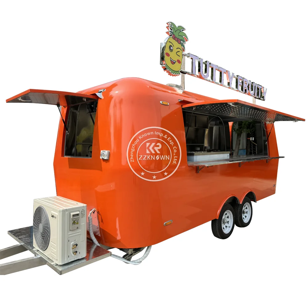 2024 Consession Food Trailer Mobile Food Truck Fully Equipped Restaurant For Coffee Shop Foodtruck Kebab Food Carts For Sale