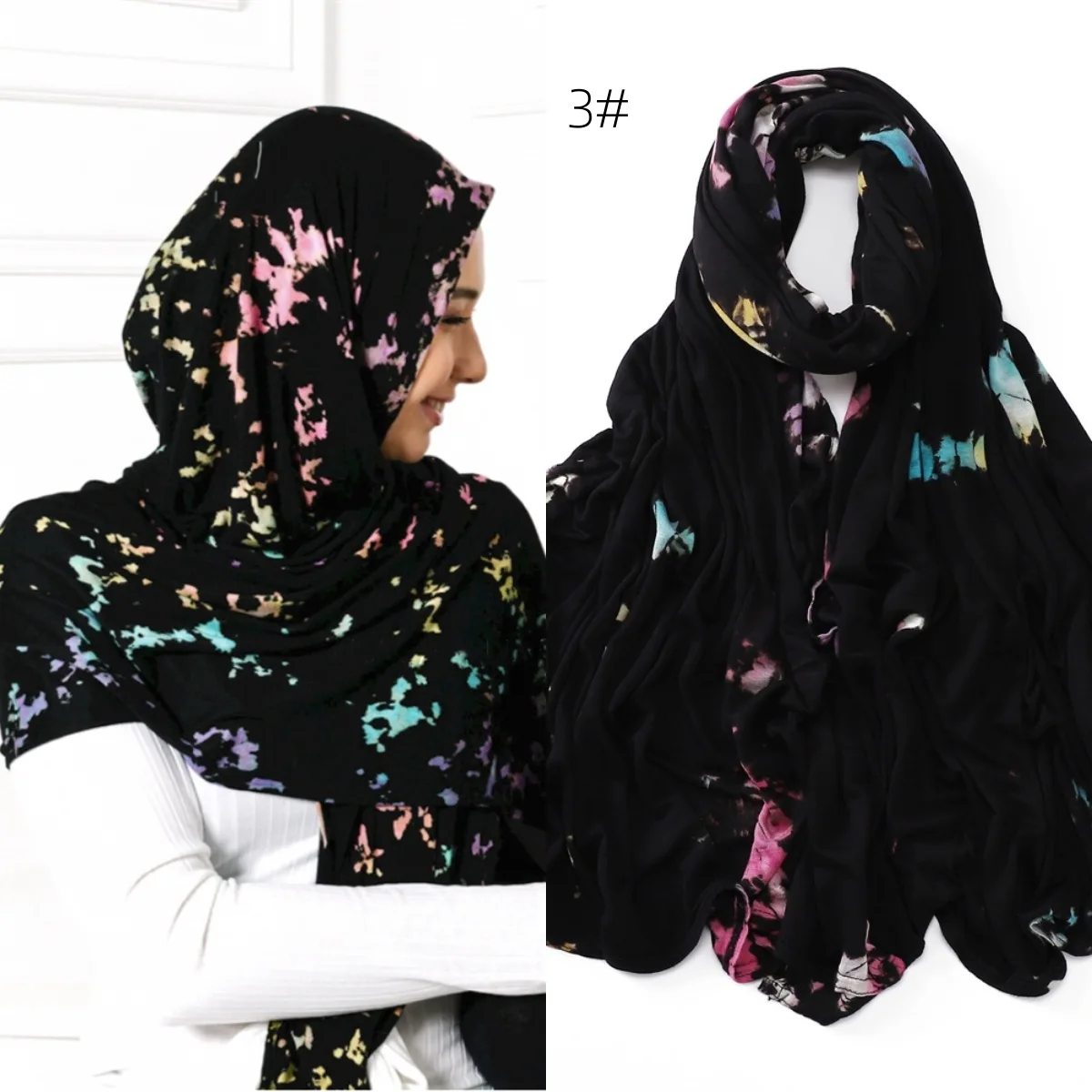 2023 Plain Solid Modal Jersey Abstract Bandhnu Hijab Cap Women Elastic Muslim Full Cover Islam Foulards Bonnet Headband 175*70Cm