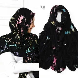 2023 Plain Solid Modal Jersey Abstract Bandhnu Hijab Cap donna elastico musulmano copertura completa Islam foulard Bonnet fascia 175*70Cm