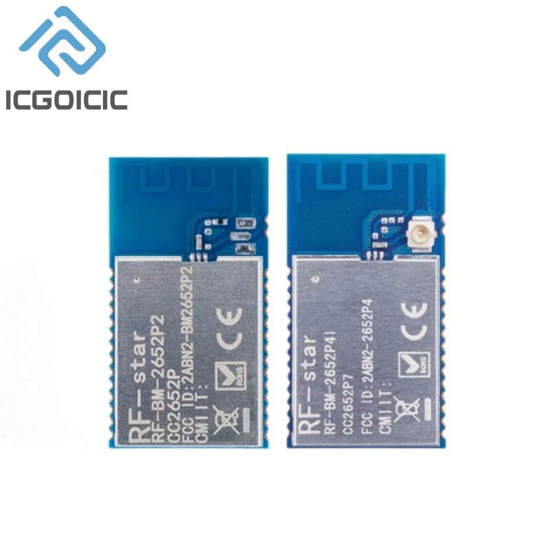 CC2652P/P7 Bluetooth BLE Émetteur-Récepteur Module Matière Fil Sans Fil ZigBee AD Hoc Mise En Réseau Module