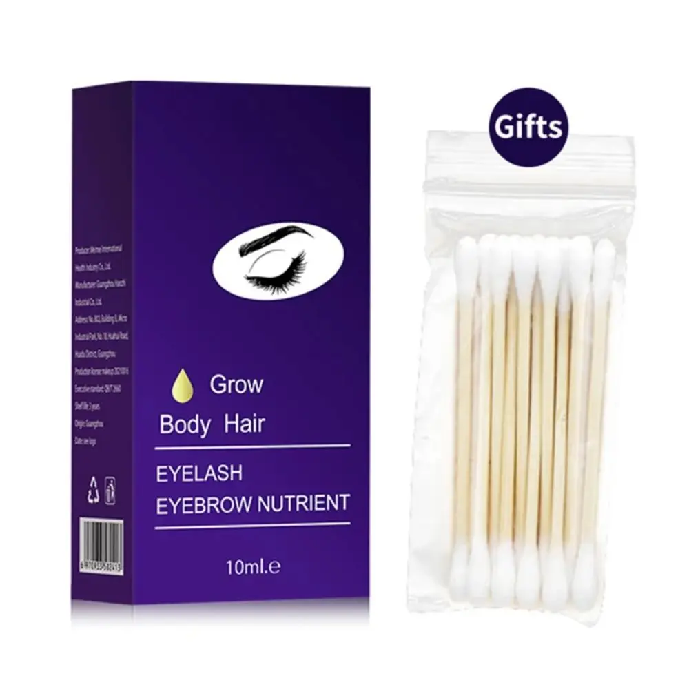 10ml Eyebrow Growth Serum Enhancer Eyelash Growth Mini Eyelash Nutrition Liquid Moisturizing Nourishing Eyelashes Growth Essence