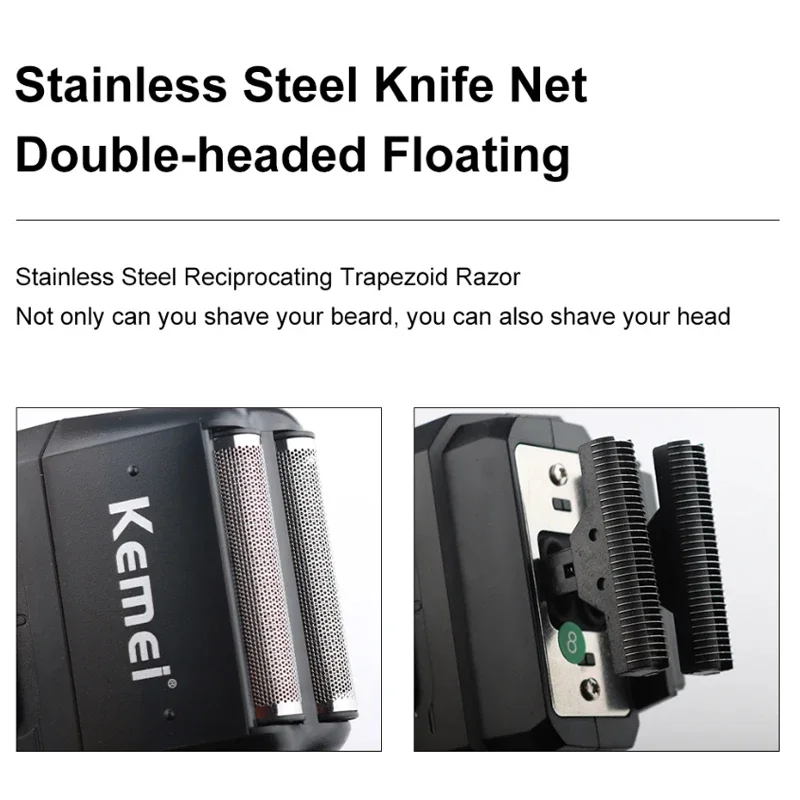 Kemei KM-2290 KM-2293 KM-1102 Hair Clipper Kit for Men Electric Shaver Hair Trimmer Professional Cutting Machine Clippers Men